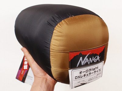 NANGA ナンガ ダウンシュラフ オーロラ ライトlight 600 DX レギュラー 羽毛寝袋