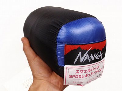 NANGA ナンガ ダウンシュラフ スウェルバック180 SPDX(スーパーデラックス) レギュラー 羽毛寝袋 Swell Bag180のパワーアップバージョン!